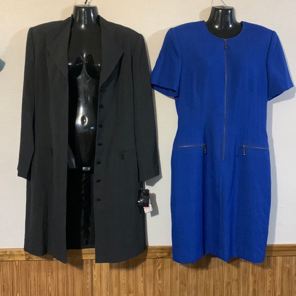 Vintage 90’s Kasper dress bundle size 14 Petite NWT